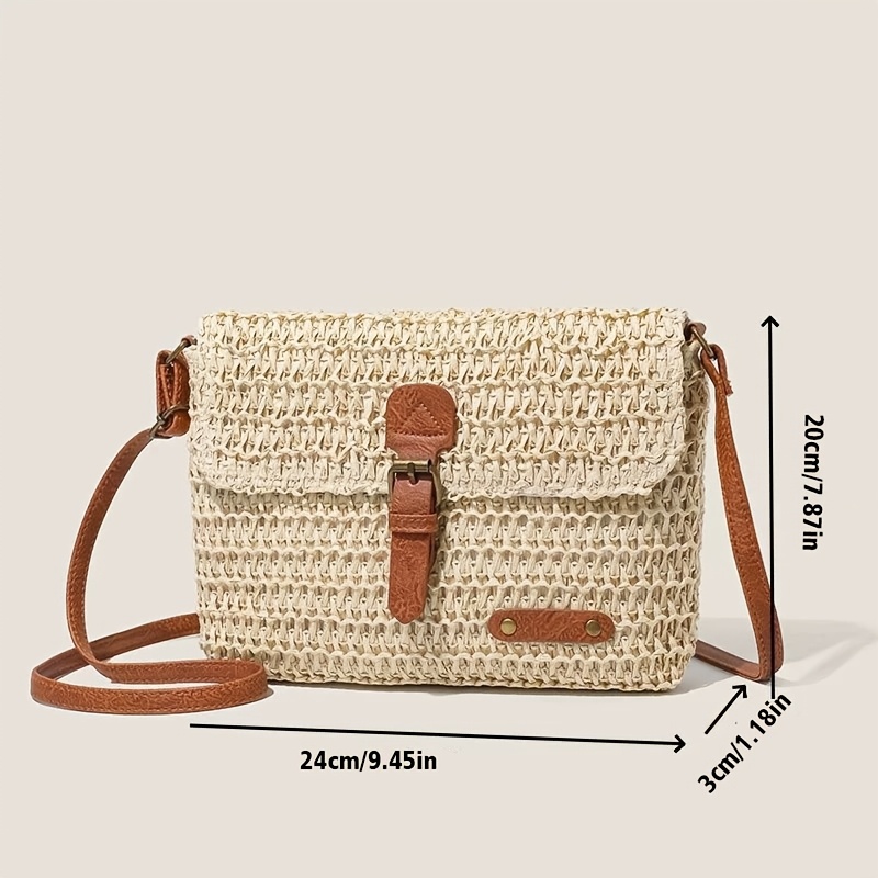 Vintage Vacation-style Woven S - Woven Straw Bag recension och pris