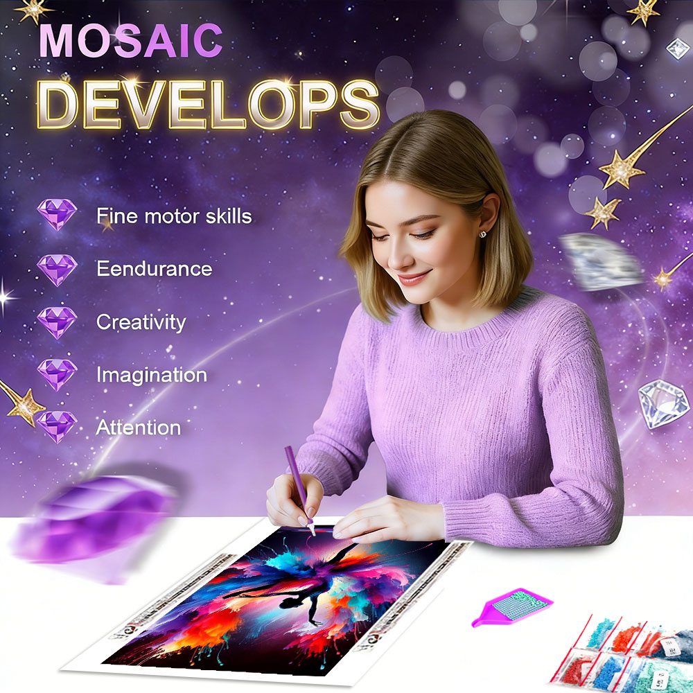 HUACAN 5d Diy Diamond Mosaic K - Women Bags Europe recension och pris
