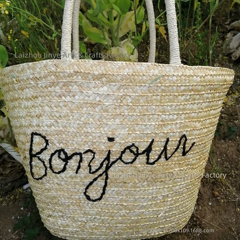 for Manufacturer Custom Hand-E - Woven Straw Bag recension och pris