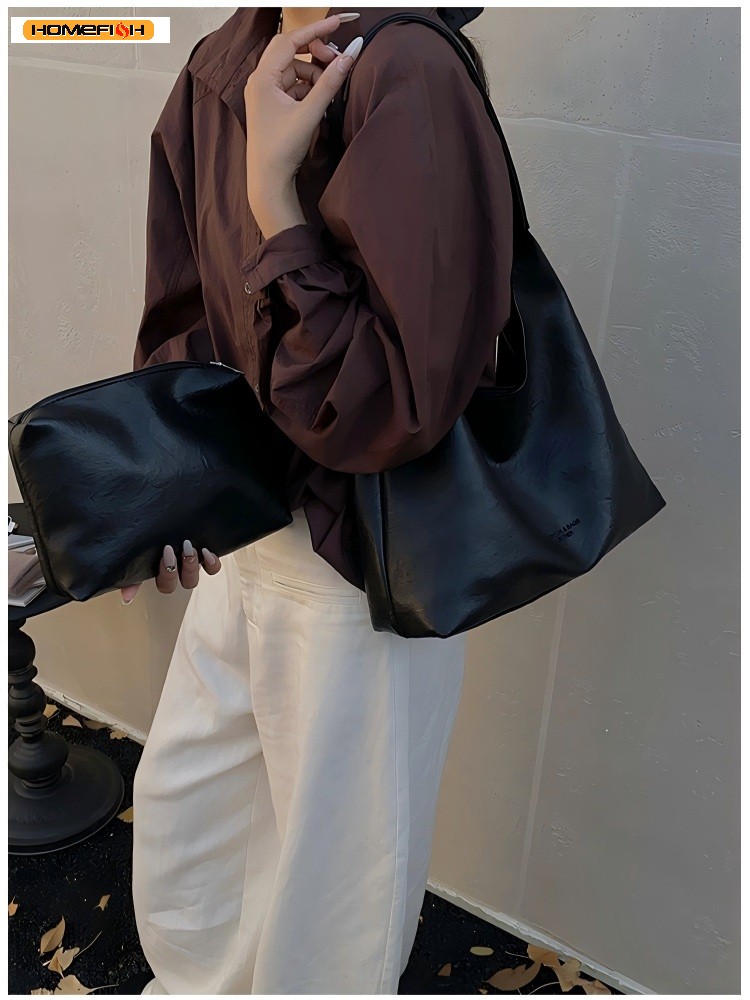 Retro Simple Large Women Tote  - Women Bags For Office recension och pris