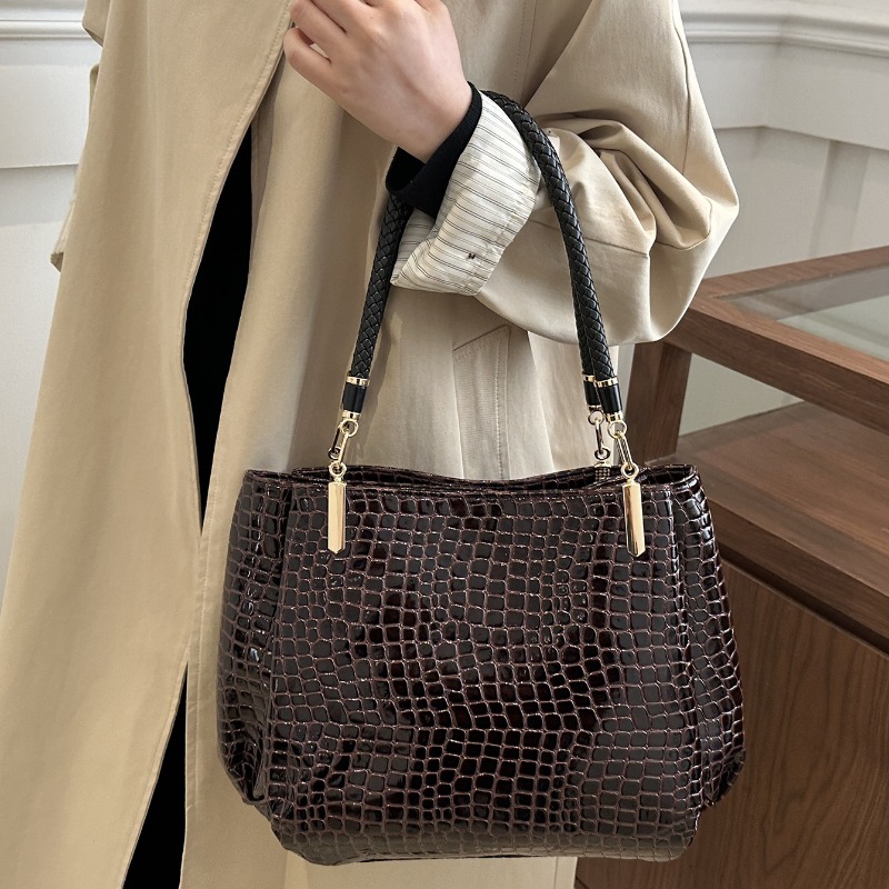 Classic Stone Texture Top-Hand - Women Bags Europe recension och pris