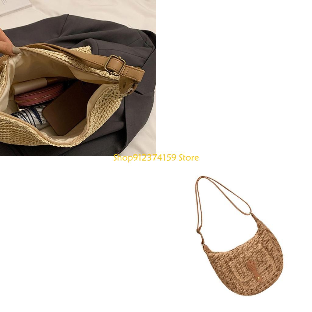G5AE Women Straw Beach Bag Sim - Woven Straw Bag recension och pris
