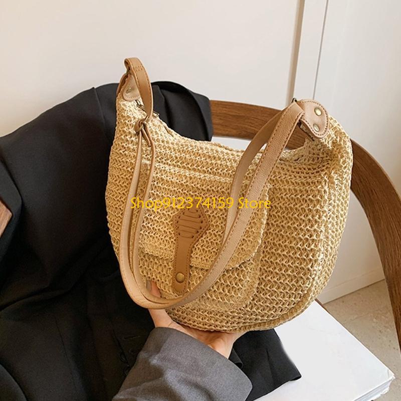 G5AE Women Straw Beach Bag Sim - Woven Straw Bag recension och pris