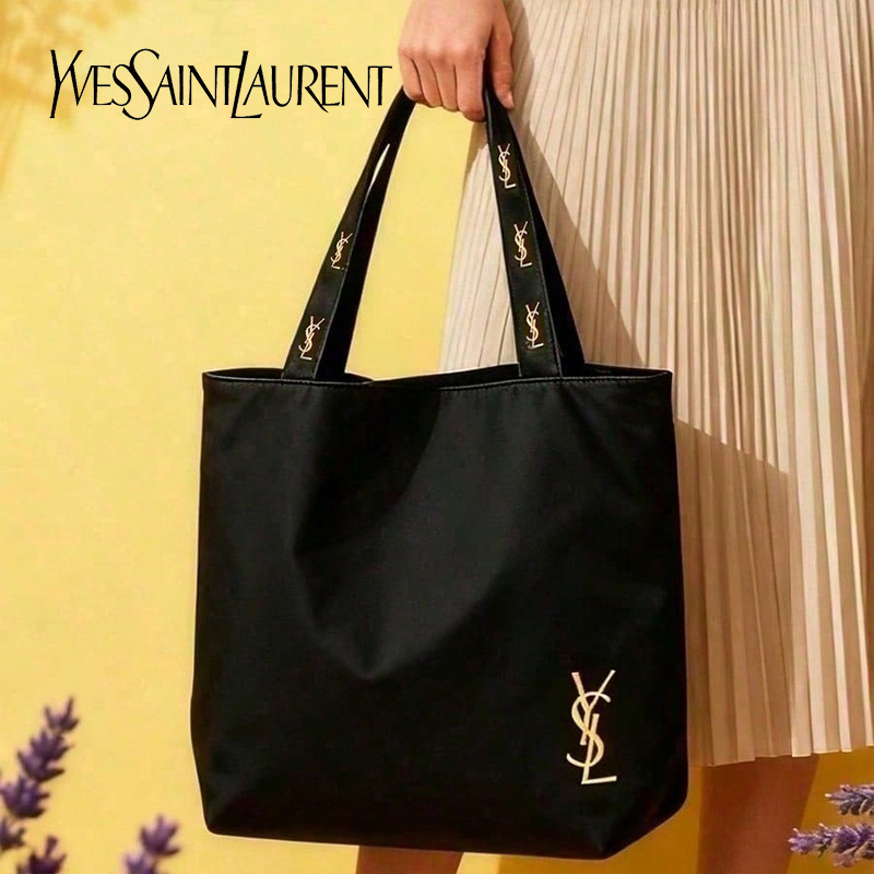 YSL Saint Laurent Black Canvas - Women'S Ysl Bags Tote recension och pris