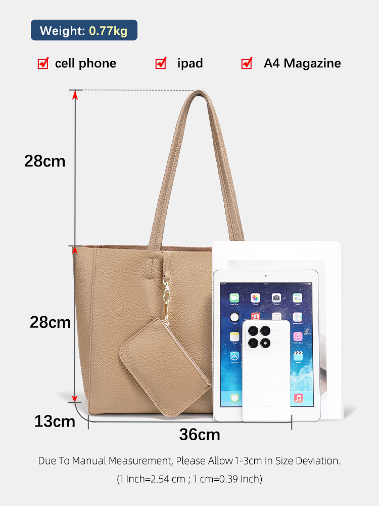 Zency Genuine Leather Large To - Women Bags For Office recension och pris