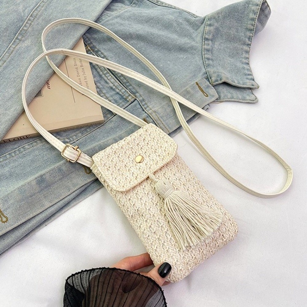 Portable Weaving Straw Woven H - Woven Straw Bag recension och pris