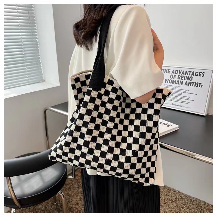 Hot Sale Large Capacity Plaid  - Women Bags Designer Sale recension och pris