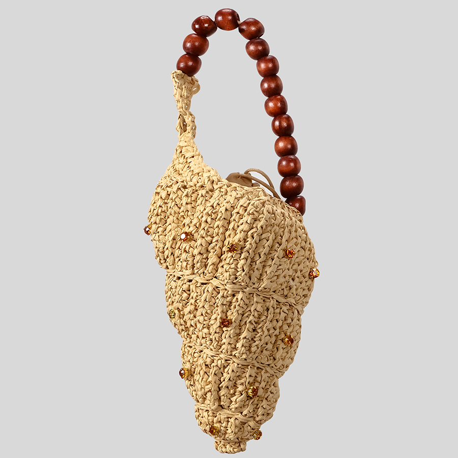 Creative Diamonds Conch Design - Woven Straw Bag recension och pris