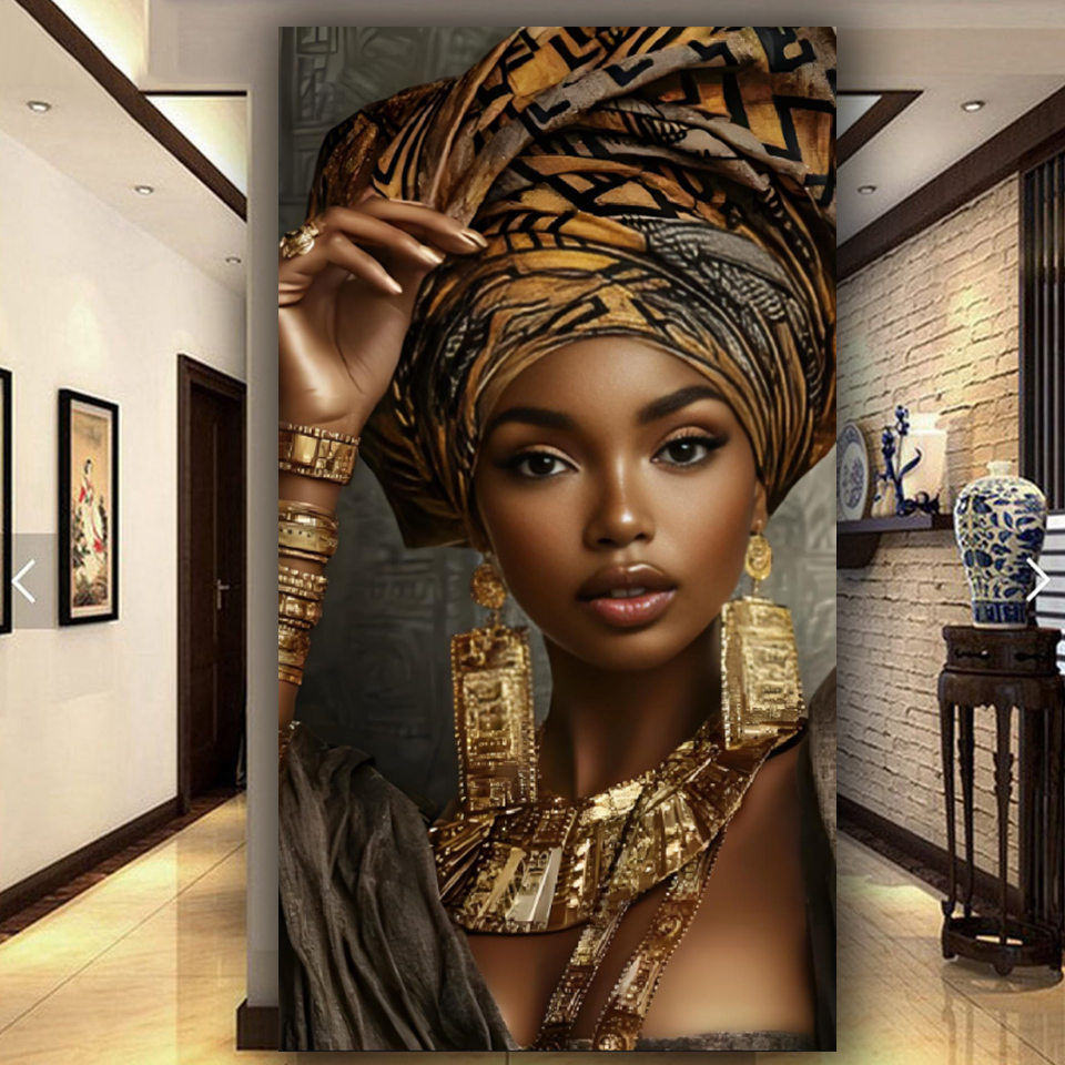 New Abstract African women DIY - Women Bags Europe recension och pris