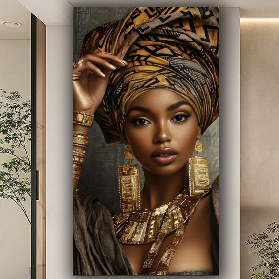 New Abstract African women DIY - Women Bags Europe recension och pris
