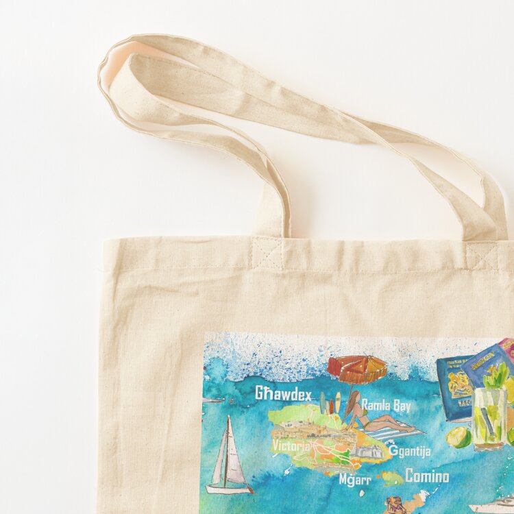 Malta Illustrated Island Trave - Women Bags Malta recension och pris